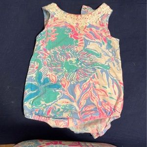 Lilly Pulitzer Mommy & Me dress and onesie